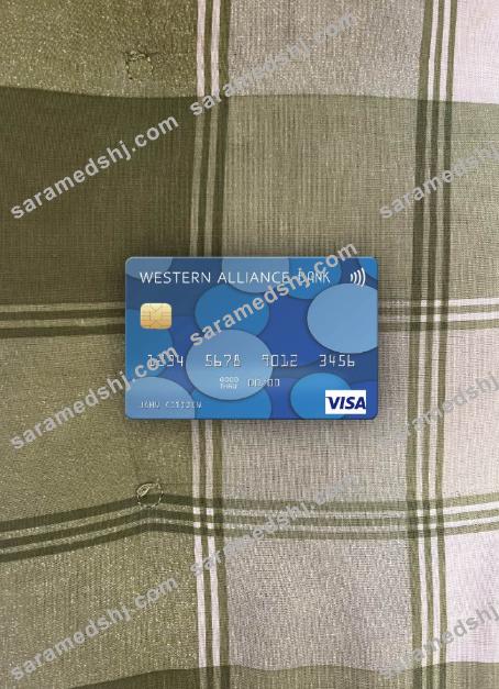 USA Western Alliance Bank visa card photolook front